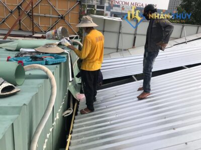 chống dột mái tôn tại nhà bè